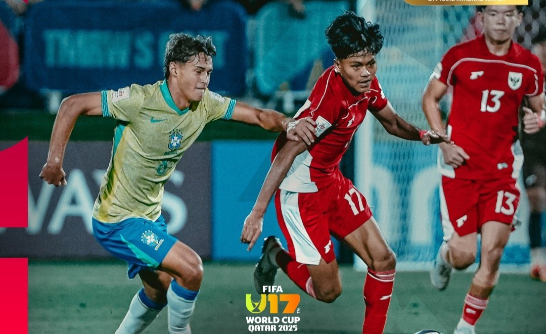 Timnas Indonesia U-17 Kalah Telak dari Brasil di Piala Dunia U-17 2025 Qatar