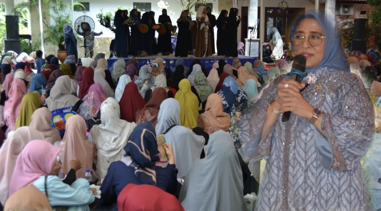 Siti Qomariyah Hadiri Peringatan Maulid Nabi di Mushola Bani Sinan, Babelan