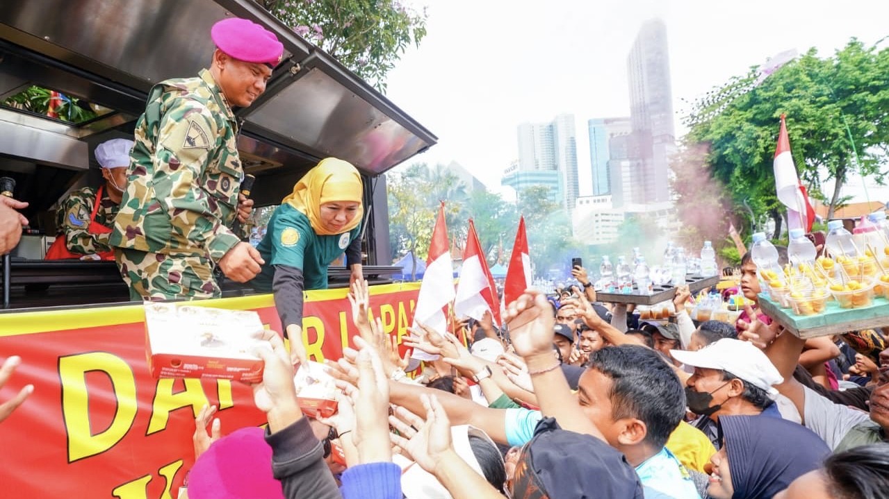 Gubernur Khofifah: 80 Tahun Pengabdian Korps Marinir jadi Garda Tangguh Penjaga Kedaulatan Laut Indonesia