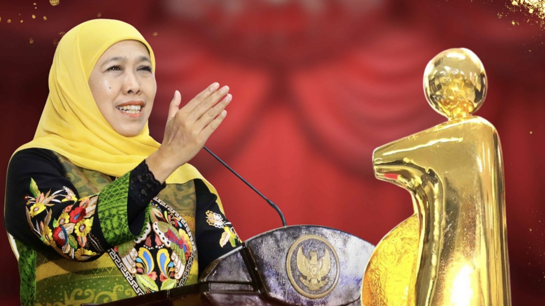 Pemprov Jatim Terima Penghargaan Indonesia Kita Awards, Khofifah: Dongkrak Ekonomi via Desa Mandiri & KDKMP