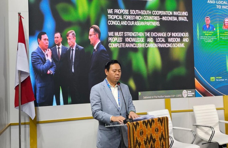 Ketua DPD RI Ajak Dunia Perkuat Peran Masyarakat Adat dalam Mitigasi Iklim di COP30 Brasil