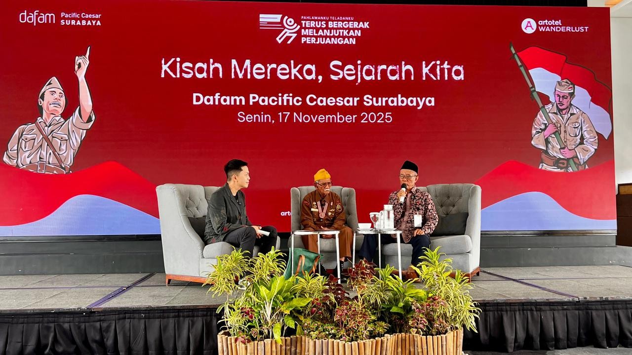 Dafam Pacific Caesar Surabaya Hadirkan Veteran 10 November dalam Peringatan Hari Pahlawan