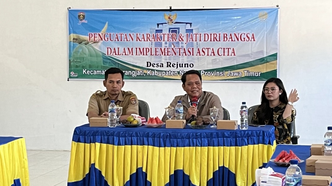 Kuatkan Karakter dan Jati Diri Bangsa, Unesa Gelar PKM Rintisan Desa Pancasila di Rejuno, Ngawi