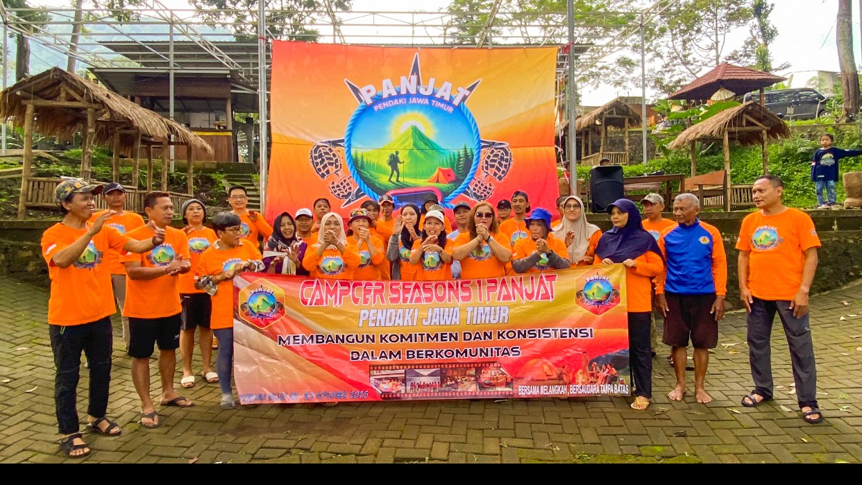 Camcer Season 1 “PANJAT”: Pendaki Jawa Timur Gelar Camping Ceria di Diorama Valley, Trawas
