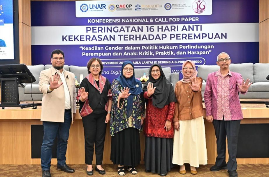 Dorong Reformasi Hukum Berperspektif Gender, FH UNAIR Pimpin Konferensi Kolaborasi di Peringatan 16 HAKTP