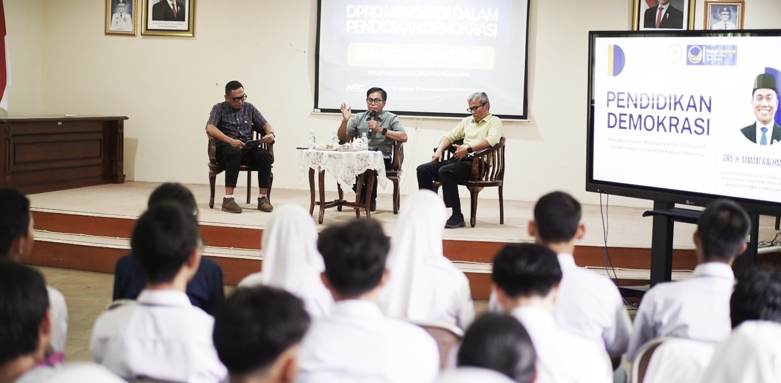 SMAN 2 Bandung Jadi Ruang Belajar Demokrasi, Mamat Rachmat Dorong Pelajar Aktif Berorganisasi
