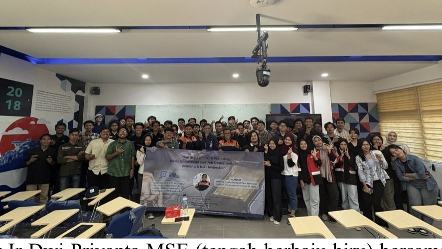 ITS & NDT Institut Gelar Pelatihan Non-Destructive Test bagi Mahasiswa Teknik Sistem Perkapalan