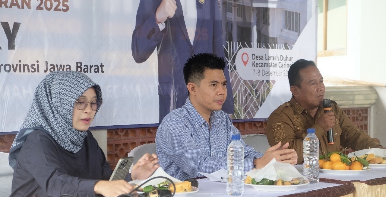 M. Rizky Dorong Penguatan Sinergi Pemprov–Desa untuk Percepatan Pembangunan di Caringin