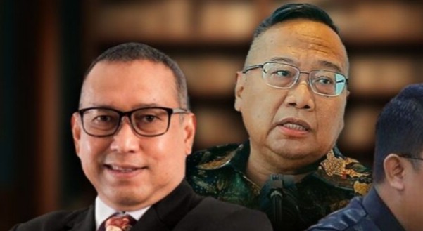 Ketua Peneliti Eksaminasi Hukum Indonesia Prof Laksanto dan SekJen Prof Santiago Berikan Keterangan di MK Terkait Kemandirian Anggaran Lembaga Peradilan