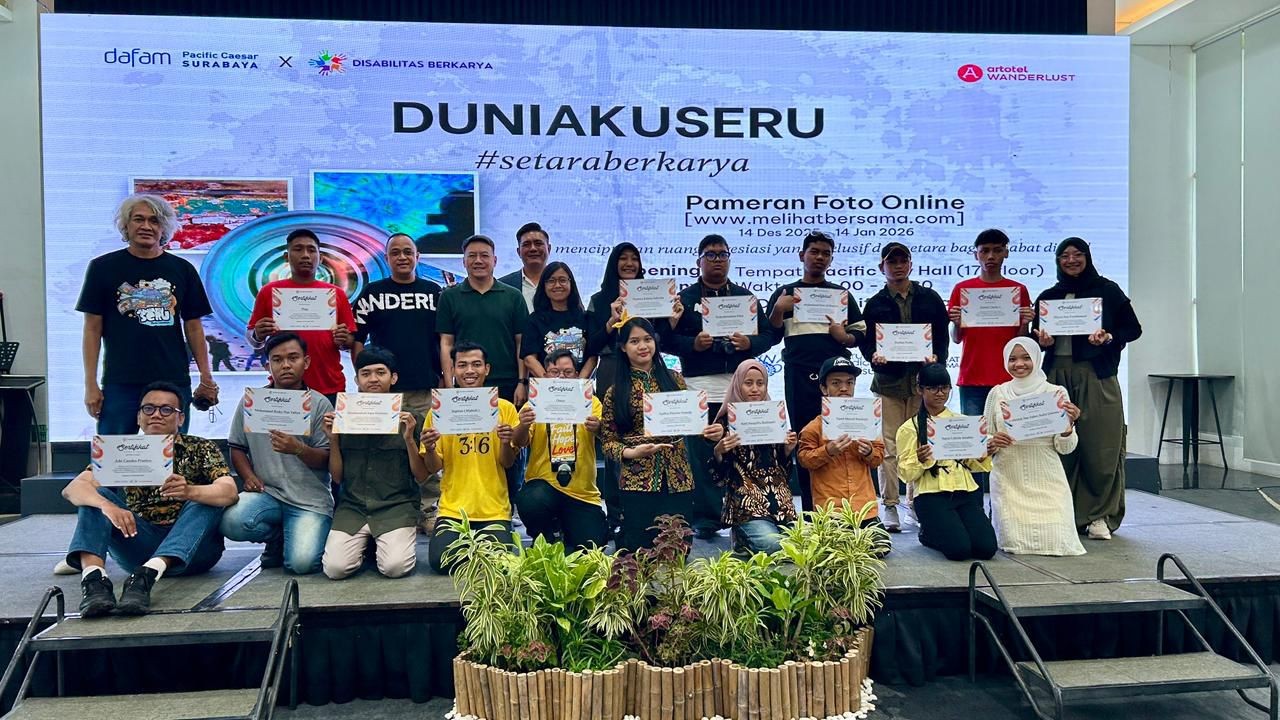 Dafam Pacific Caesar Surabaya Angkat Kreativitas Anak Disabilitas Lewat “Melihat Bersama #SetaraBerkarya”
