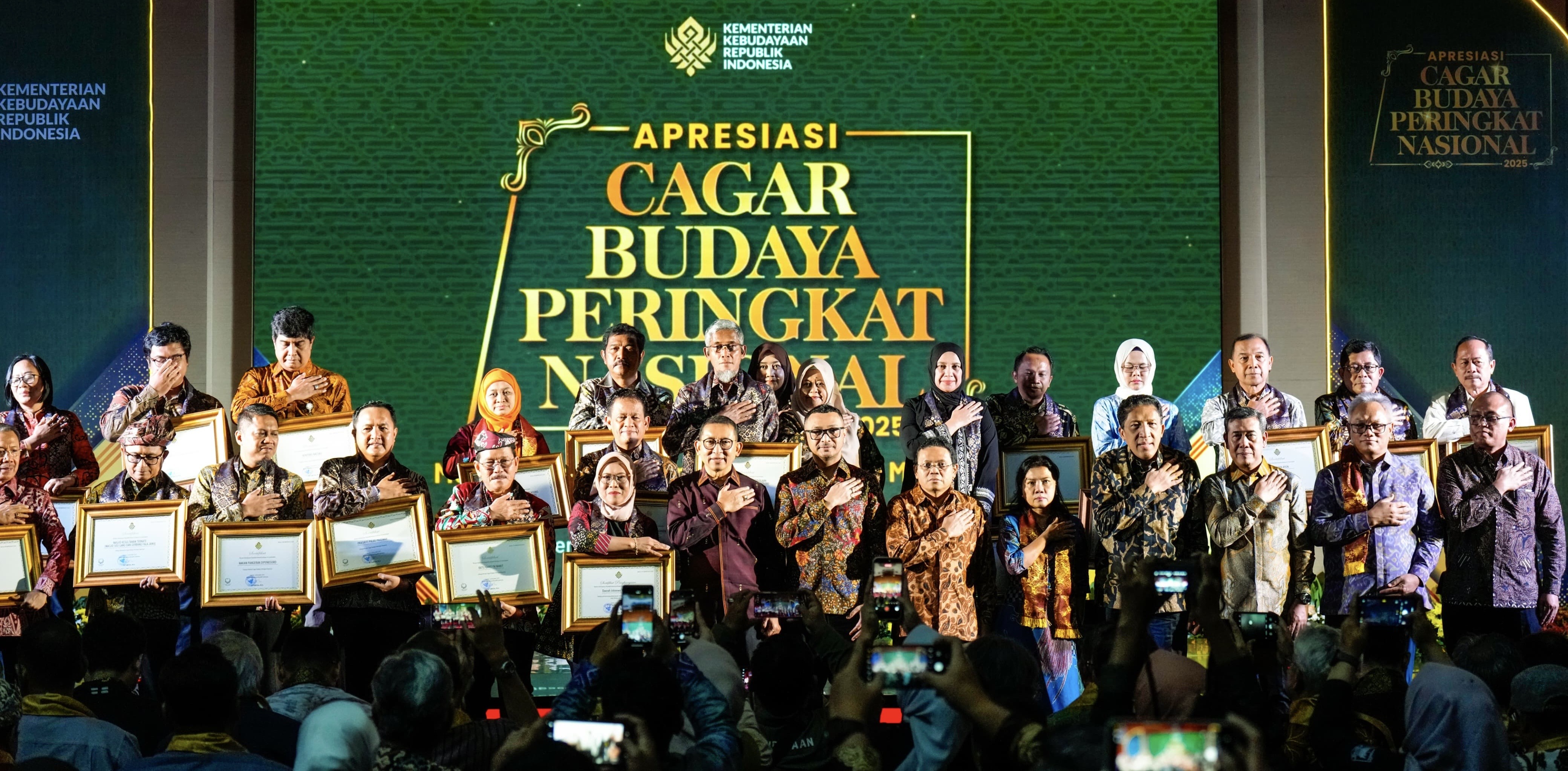 Kembud Tetapkan 85 Cagar Budaya Peringkat Nasional Tahun 2025