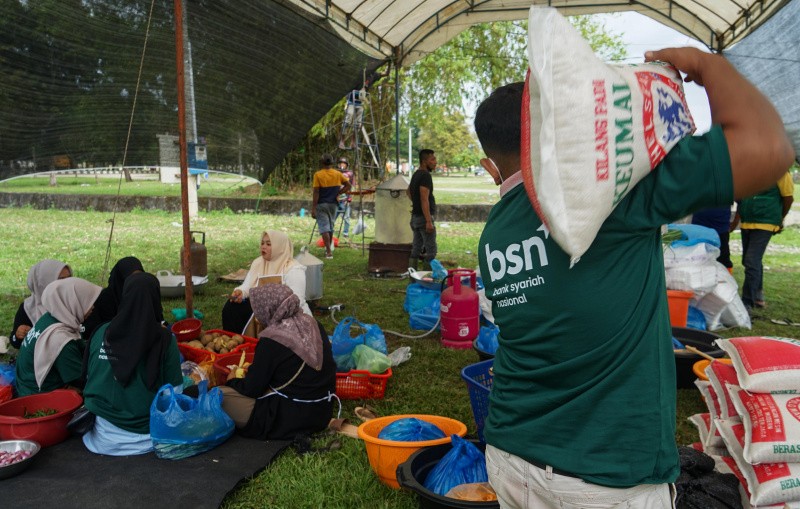BSN Siapkan Dapur Umum Di Aceh