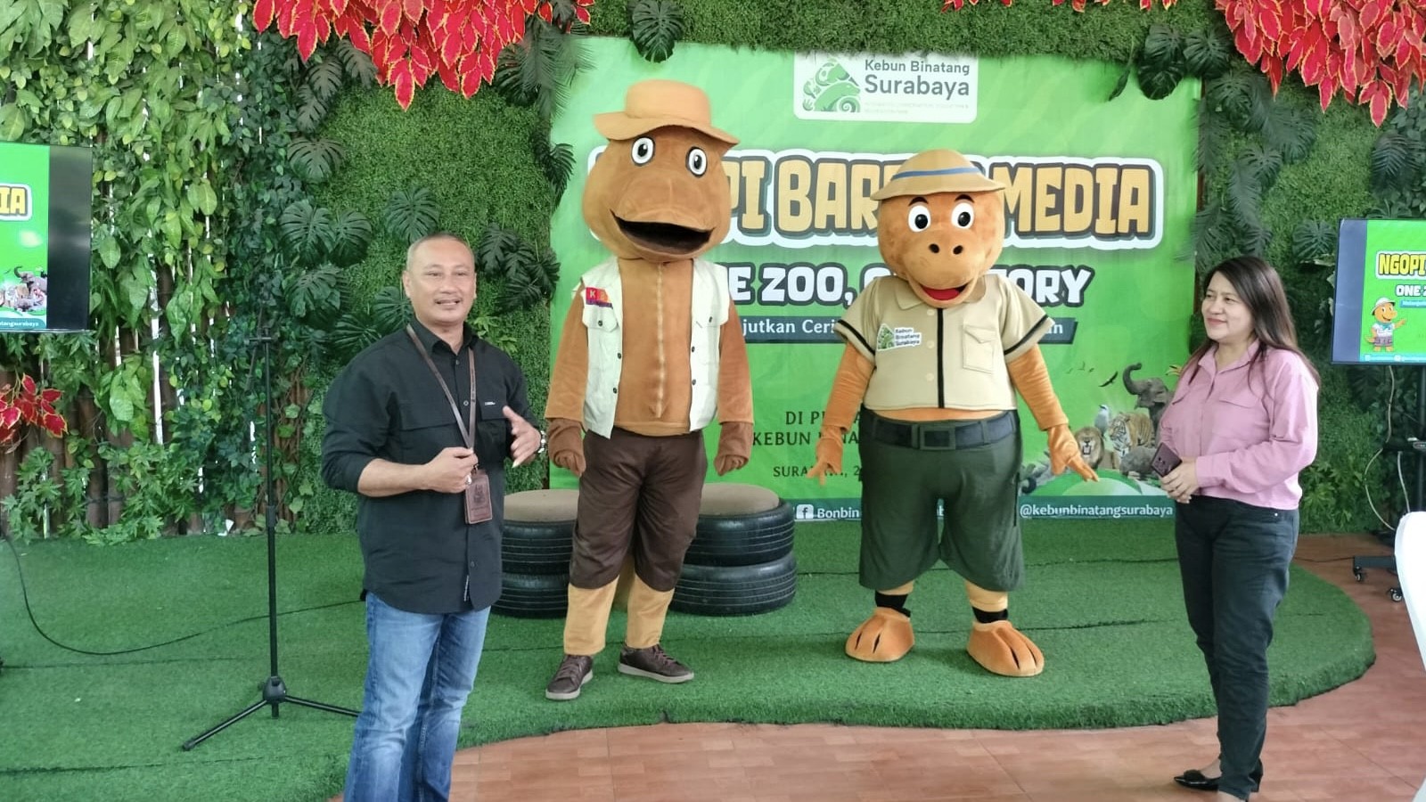 “Komogo”, Maskot Baru Siap jadi Sahabat Edukasi Temani Anda di Kebun Binatang Surabaya