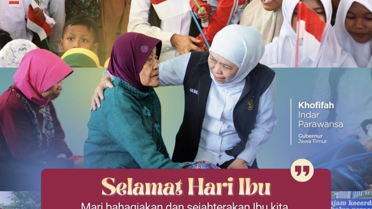 Hari Ibu, Gubernur Khofifah Ajak Bahagiakan dan Lindungi Perempuan