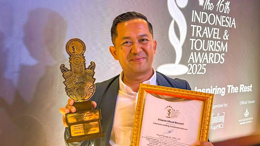 Visesa Ubud Resort Raih Penghargaan Indonesia Leading Sustainable Resort di Ajang ITTA 2025