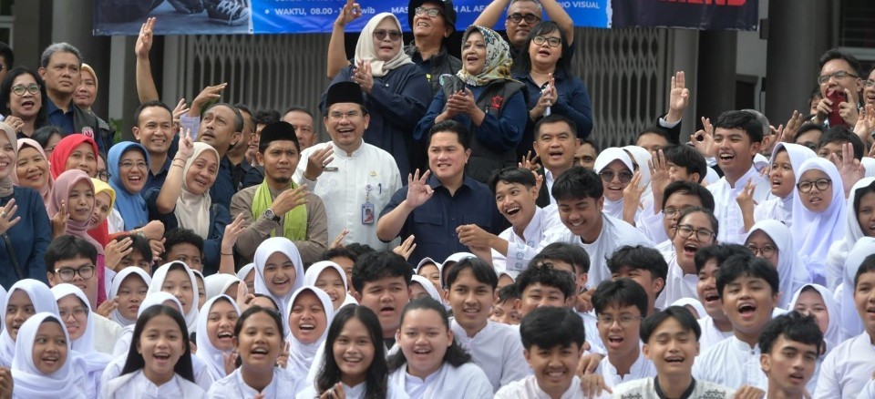 Menpora Erick Pesan Para Siswa Harus Saling Menyayangi dan Respek