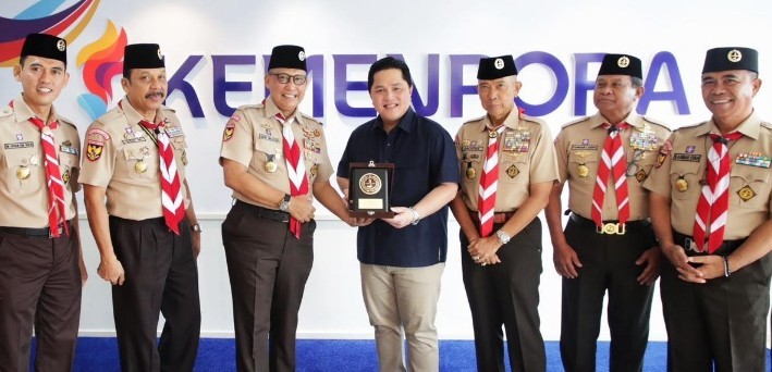 Menpora RI dan Kwarnas Gerakan Pramuka Sepakati Sinkronisasi Program