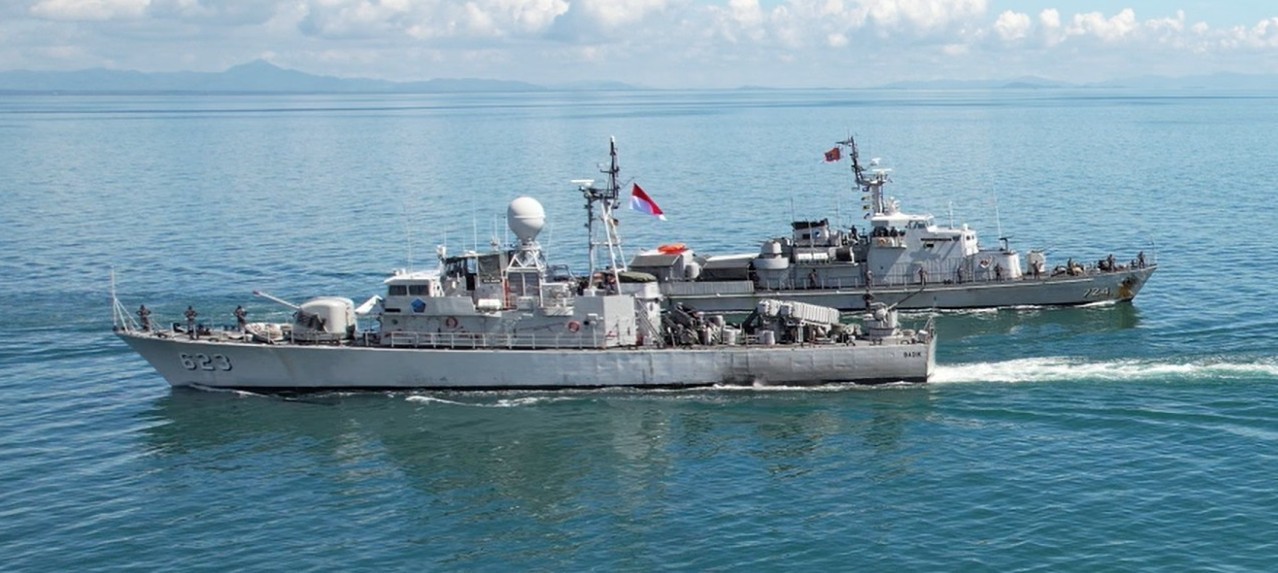 Dua Unsur KRI Koarmada II Gelar Latihan Bersama, Siap Jaga Kedaulatan di Ambalat