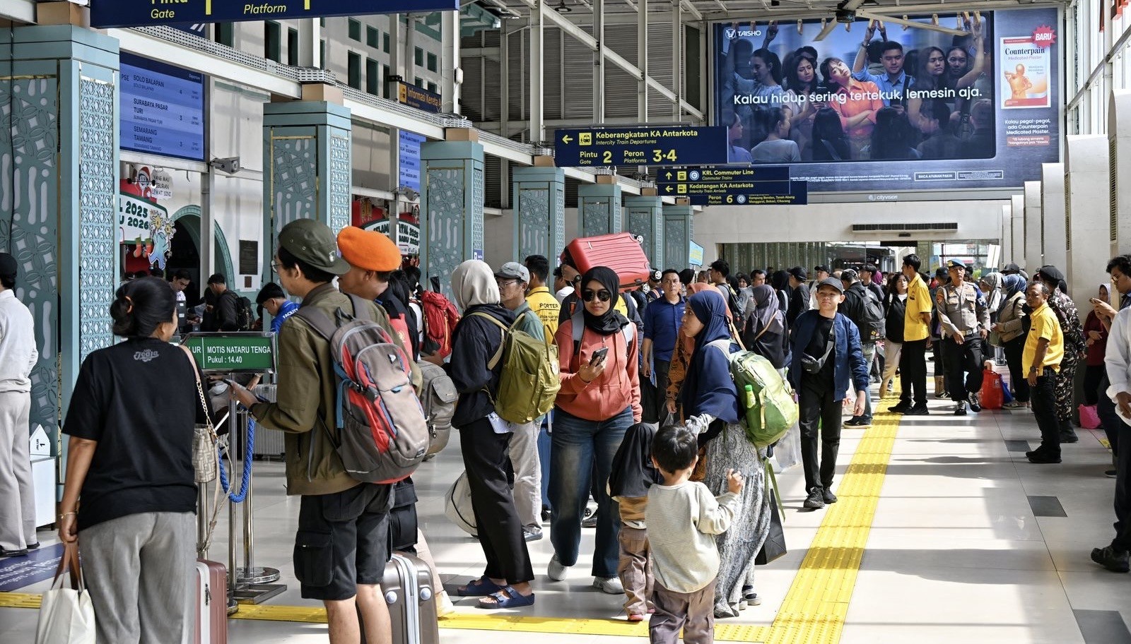 Sembilan Hari Pelaksanaan Nataru 2025, Sebanyak 10,11 Juta Orang Telah Melakukan Perjalanan