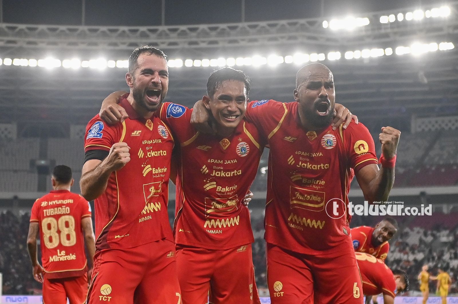 Panaskan Persaingan Papan Atas, Persija Taklukkan Bhayangkara FC 3-0 di GBK