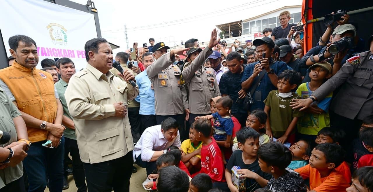 Presiden Prabowo Tinjau Pembangunan Hunian di Aceh Tamiang