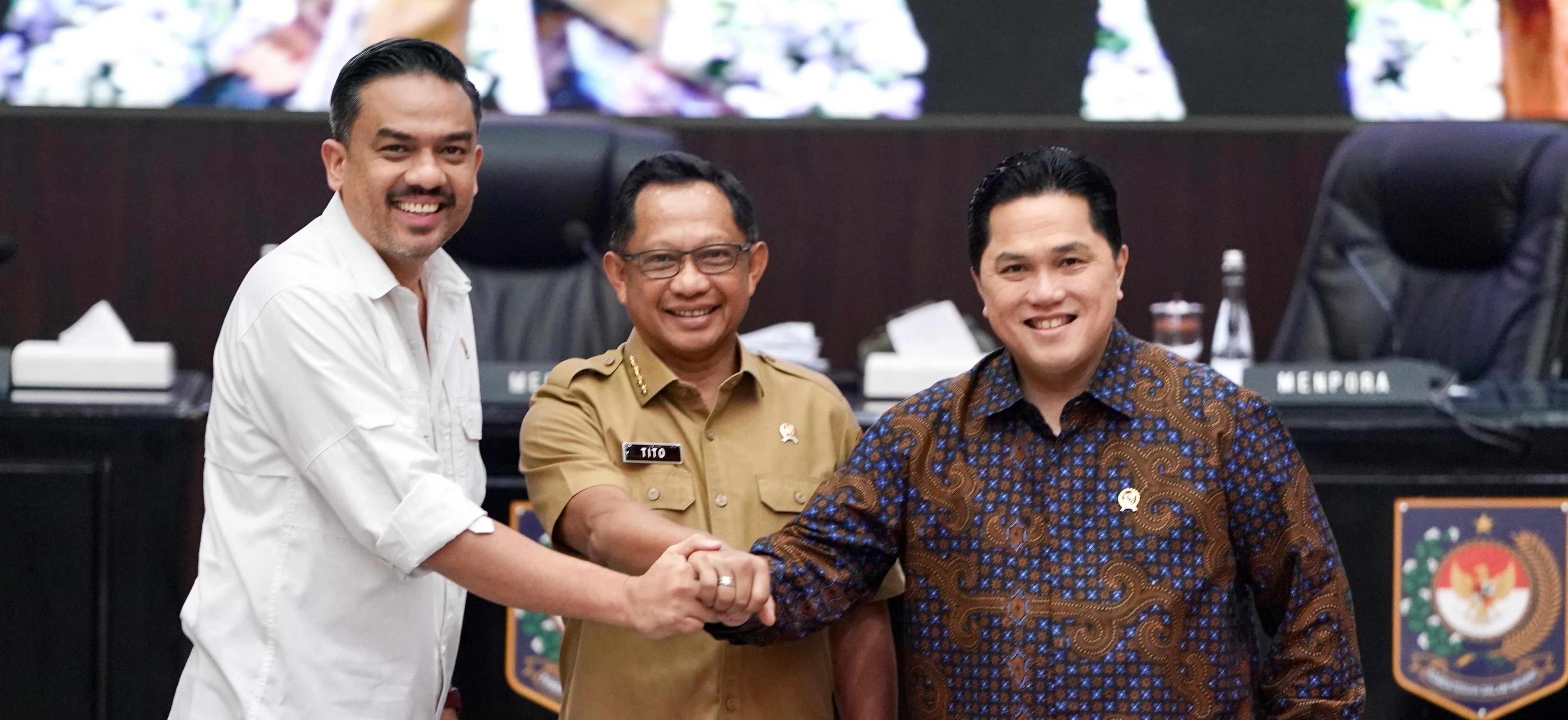 Kemenpora dan Kemendagri Sepakat Kelola Sarpras Nasional