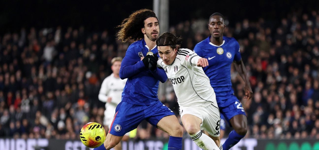 Fulham Taklukkan Chelsea 2-1 di Craven Cottage