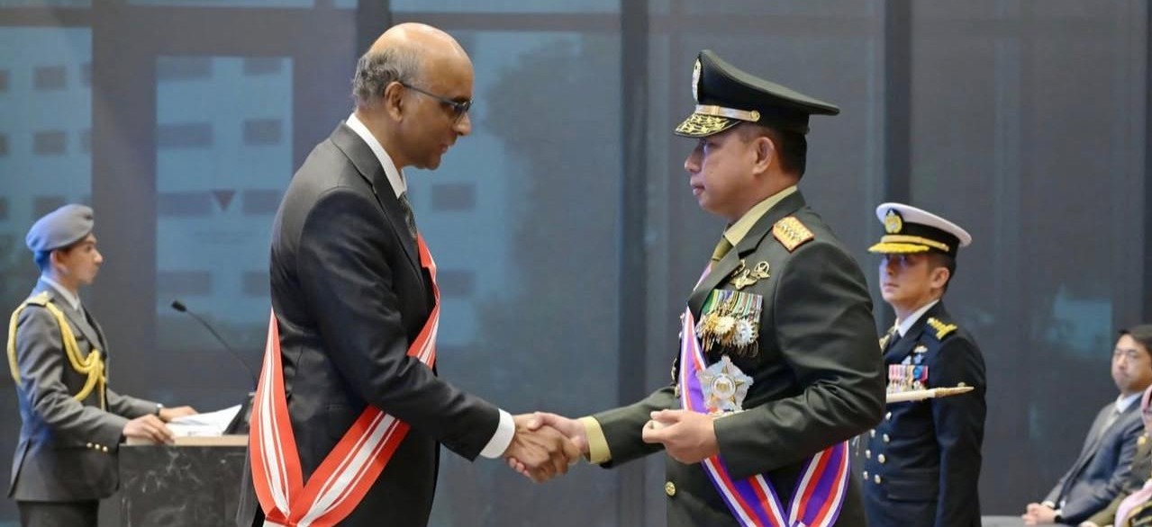 Panglima TNI Raih Penghargaan Tertinggi Militer Asing dari Singapura