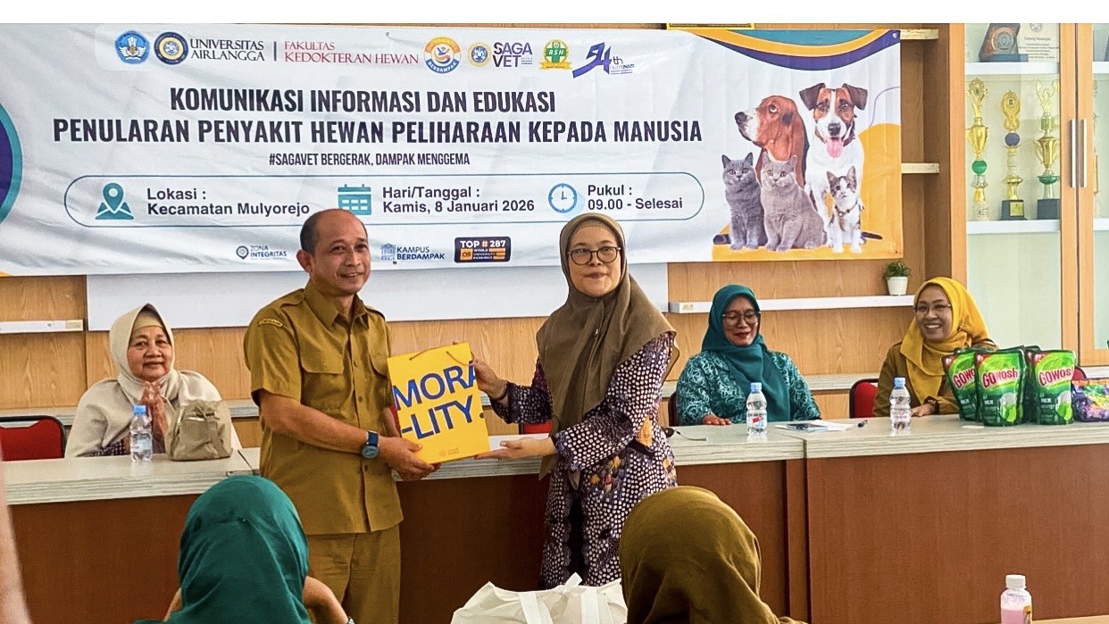 Bahayanya Zoonosis, FKH Unair Edukasikan Penyakit pada Anjing dan Kucing di Mulyorejo