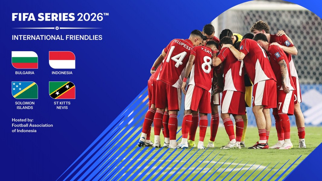 FIFA Series 2026: Timnas Indonesia Tergabung Satu Grup Bersama Bulgaria, Kepulauan Solomon, dan St. Kitts & Nevis