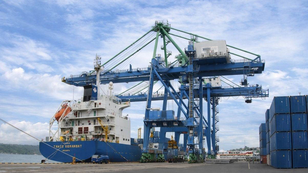 Arus Peti Kemas 2025 Meningkat, Terminal Peti Kemas Ambon Optimalkan Layanan Logistik Kawasan Timur