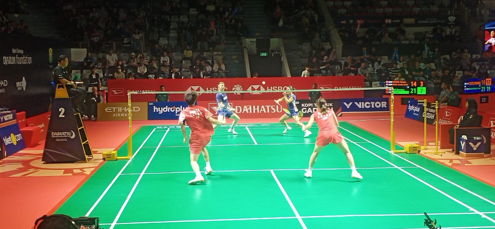 Indonesia Master 2026: Andalan Cina Tumbangkan Denmark Dua Gim Langsung