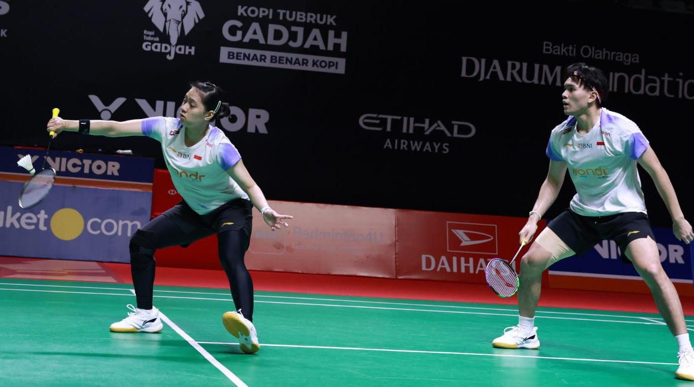 Bertarung Sengit, Adnan/Indah Melaju ke Perempat Final Indonesia Master 2026