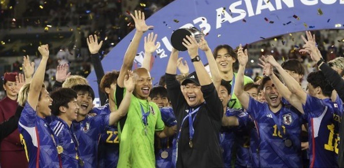 Jepang Ukir Sejarah, Hancurkan China 4-0 di Final Piala Asia U-23