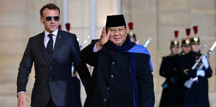 Pertemuan 2,5 Jam Prabowo–Macron di Istana Élysée Bahas Kemitraan Strategis
