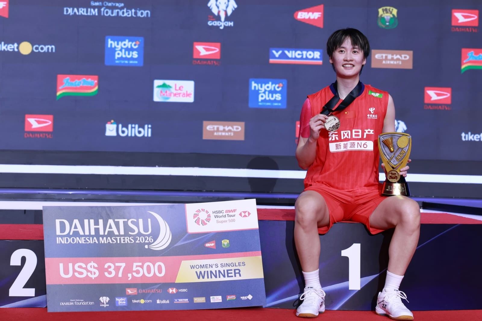 Chen Yu Fei Juara Indonesia Masters 2026, Sektor Tunggal Putri