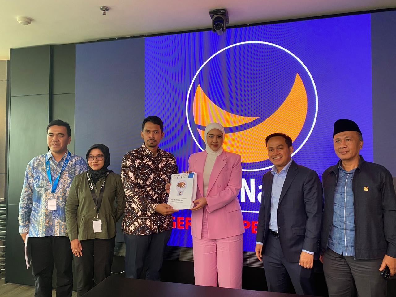 Fraksi Nasdem Serap Masukan Perludem Soal Revisi UU Pemilu