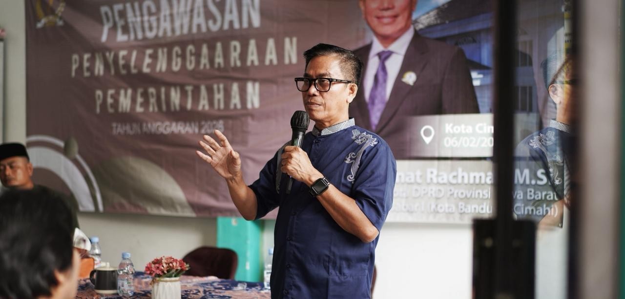 Mamat Rachmat Tekankan Pengawasan Bantuan Pendidikan dan Persoalan Lingkungan di Cimahi Selatan