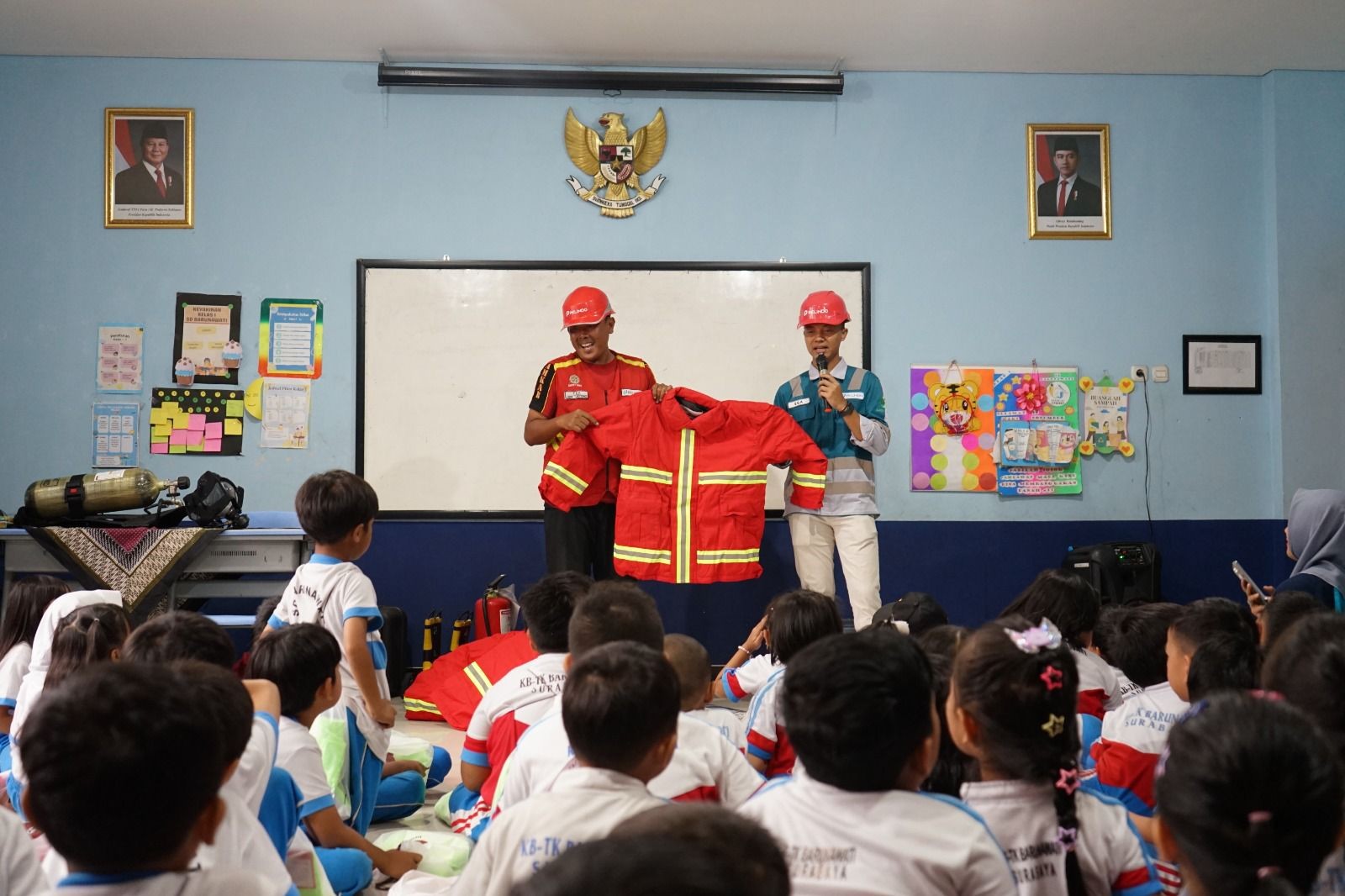 Tanamkan Budaya Keselamatan, PDS Ajak Siswa TK dan SD Belajar Pencegahan Kebakaran