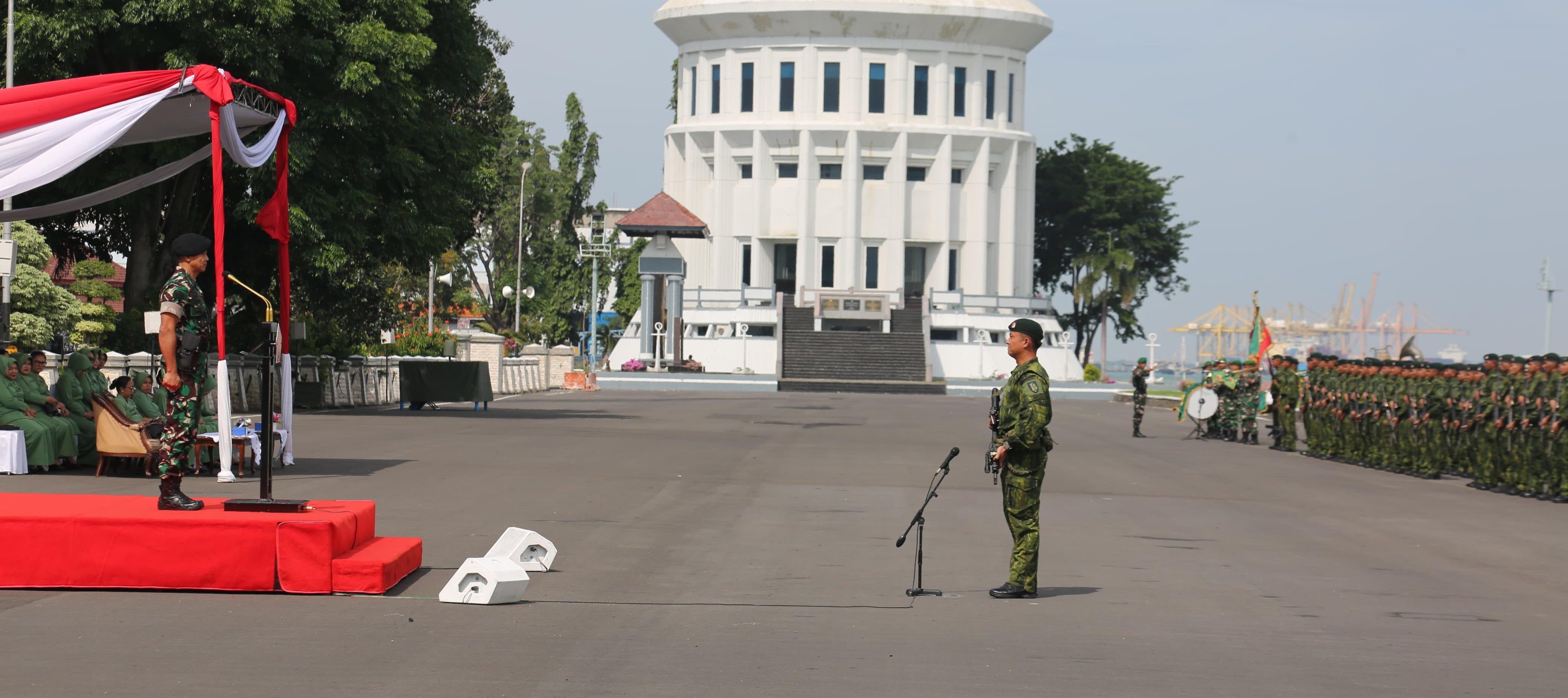 Usai Tuntaskan Misi di Perbatasan, Satgas Yonif 500/Sikatan Disambut di Koarmada II