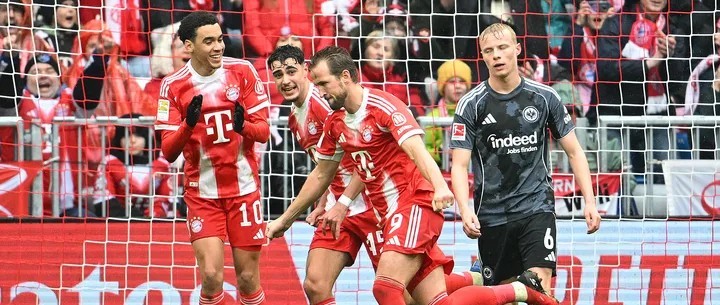 Bayern Munich di Puncak Usai Taklukkan Eintracht Frankfurt 3-2