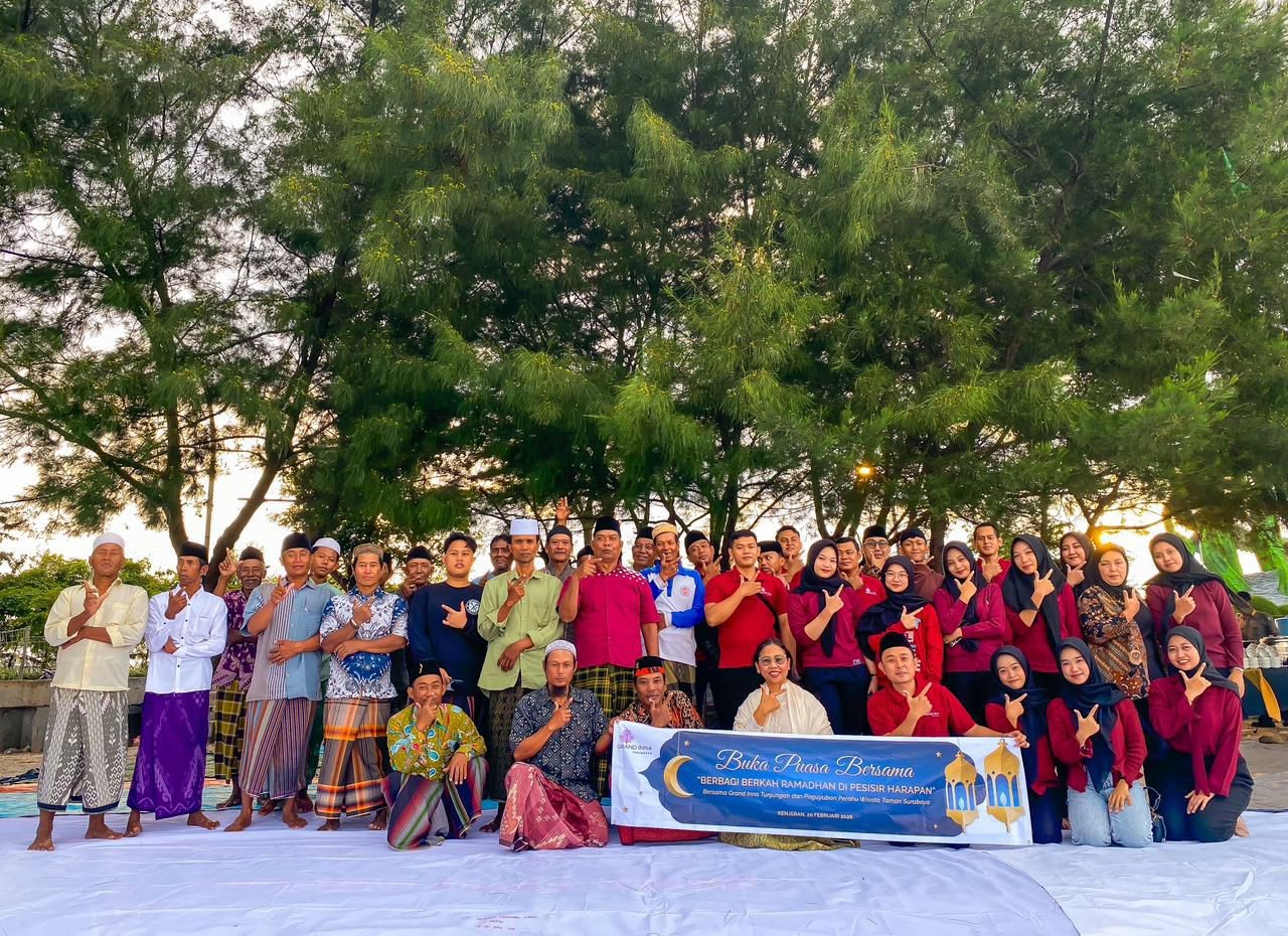 Gandeng Masyarakat Pesisir, Grand Inna Tunjungan Gelar Buka Puasa Bersama Paguyuban Perahu Wisata