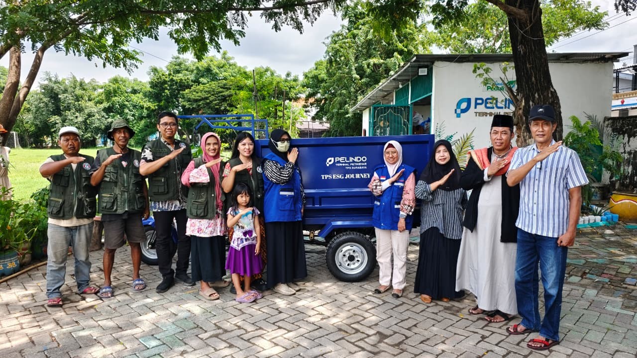 Perkuat Rantai Keberlanjutan, TPS Fasilitasi Kendaraan Operasional untuk Bank Sampah Gotong Royong