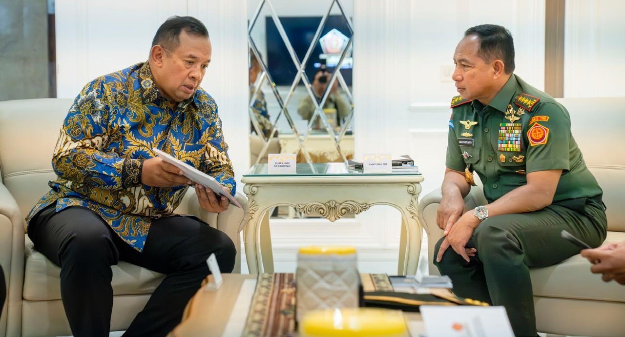 Tingkatkan Diplomasi Militer, Panglima TNI Terima Kunjungan Kerja Dubes LBBP RI Untuk Republik Islam Pakistan