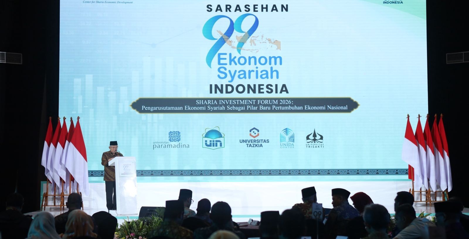 CSED INDEF Himpun 99 Ekonom, Ma'ruf Amin: Ekonomi Syariah Harus Jadi Arus Utama Perekonomian Nasional