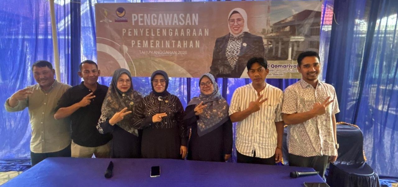 Siti Qomariyah Laksanakan Pengawasan Penyelenggaraan Pemerintahan di Babelan
