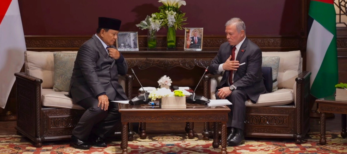 Raja Abdullah II Puji Komitmen Presiden Prabowo dalam Membela Rakyat Palestina