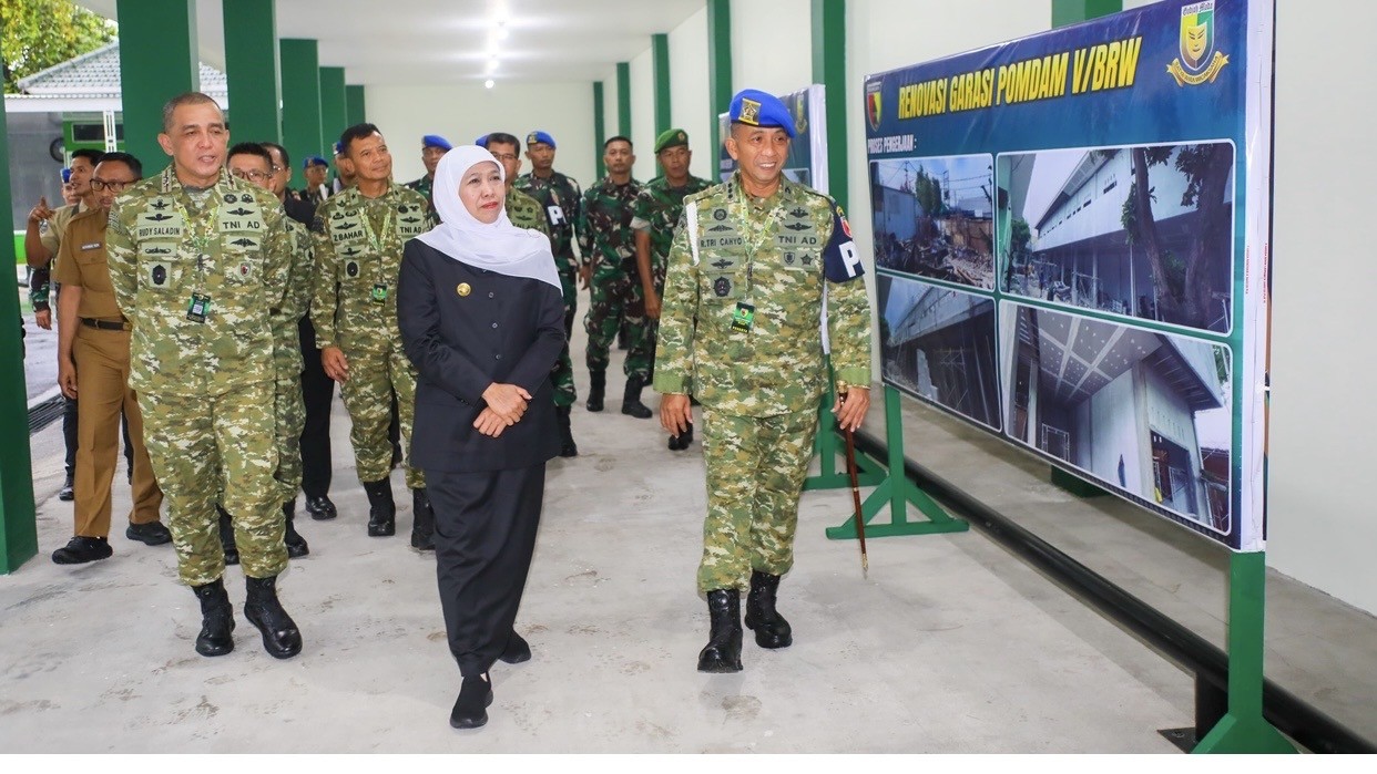 Gubernur Khofifah Sinergi “Nyekrup” dengan Kodam V/Brawijaya, Sukseskan Program Strategis Nasional