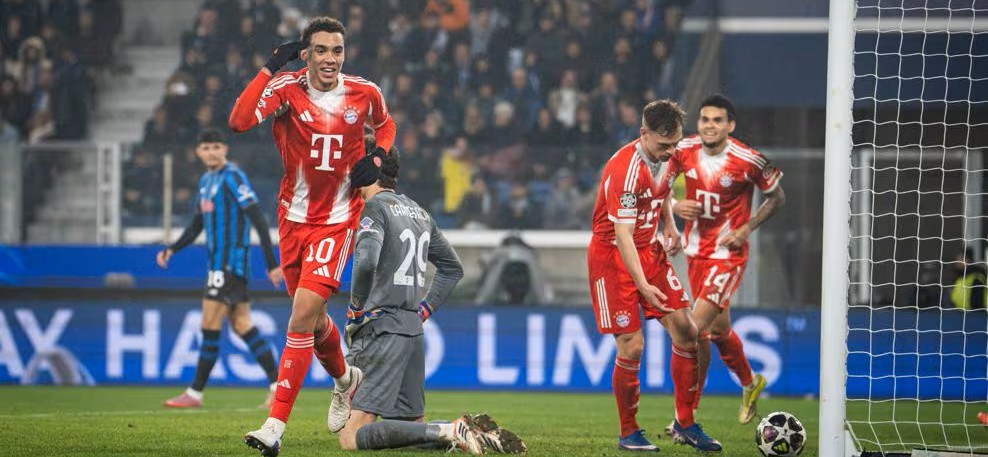 Bayern Munich Pesta Gol 6-1 ke Gawang Atalanta BC di Leg Pertama UEFA Champions League