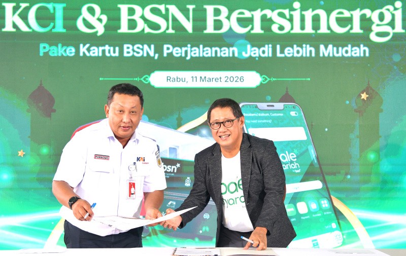 Kolaborasi BSN dan KCI Hadirkan Co-Branding Kartu Multi Trip